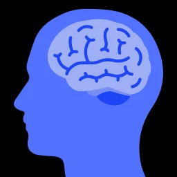 Blue : Think differently icon